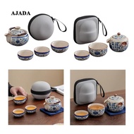 [ Chinese Tea Pot Set with Storage Bag Tea Kettle for Household