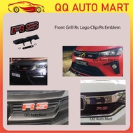Honda RS Logo Front Grill Emblem/RS LOGO CLIP/RS LOGO SKRU(City/Fit/Civic/Jazz)