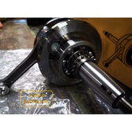 TOBAKI RACING CRANKSHAFT WITH FORGED CONNNECTING ROD (JET 6MM) UNTUK MOTO => Y15ZR / LC135 5S / FZ15