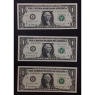 M245, M246, M247 - UNITED STATES OF AMERICA ONE DOLLAR  YEAR 2013 COLLECTION BANK NOTES
