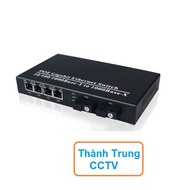 Switch 2 optical ports 4 POE ports 1Gbps, Converter 2 optical ports and 4 POE ports for AP wifi POE