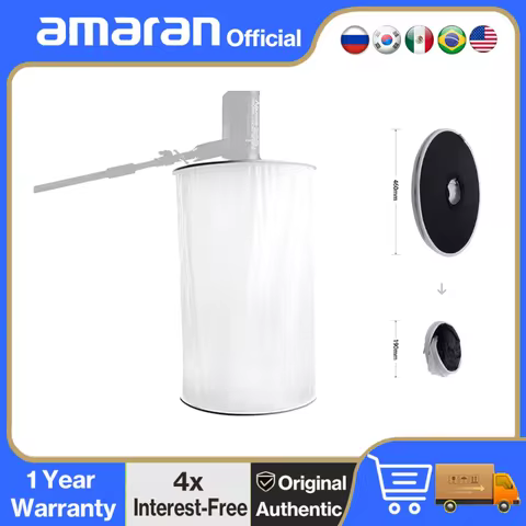 Aputure Space Light Cylindtrical Overhead Space Light Ideal for Overhead Compatible with LS C300d 30