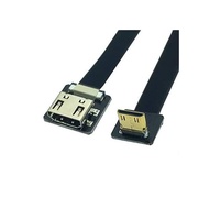 Rosebe FPV Mini HDMI Male to HDMI Female FPC Conversion Cable (20CM)