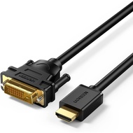 UGREEN HDMI to DVI Cable 2M Bi Directional DVI-D 24+1 Male to HDMI Male High Speed Adapter Cable