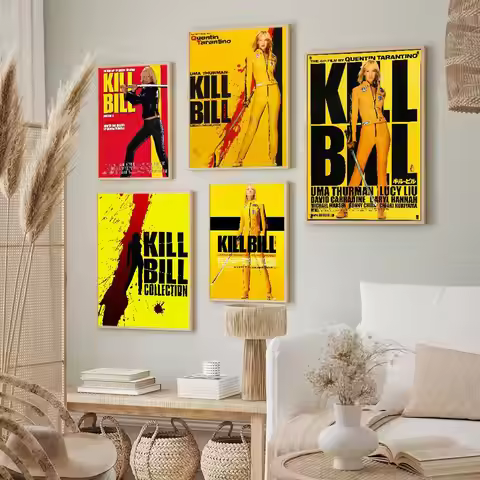 Moive Kill Bill Volume Poster Wall Art Print Art Suitable For Living Room Bedroom Bar Parlor Home De