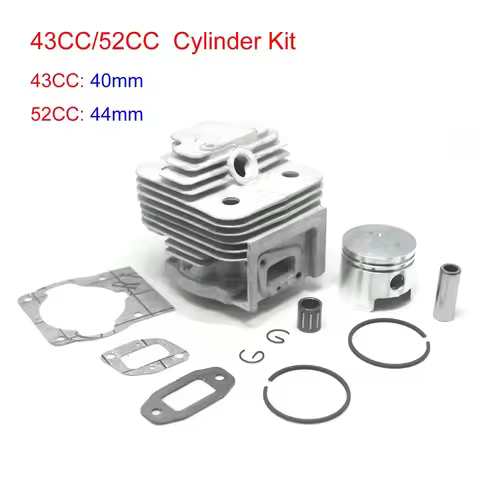 40MM 44MM 40-5 44-5 Cylinder Kit 43CC 52CC 1E44F-5 44F-5 BG520 CG520 CG430 1E40F-5 Rebuled Brushcutt
