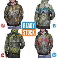 Killswitch Engage Band Hoodie Zipper Polyester Jersey Material