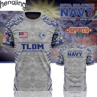 SUBLIMATION JERSEY _ TLDM MALAYSIA Navy Jersey Maylaysia Lelaki Baju