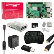 Raspberry Pi 4 Model B Starter Kit with 5v3a UL Listed Charger HDMI Cable Heat Sink, 32GB MicroSD Ca