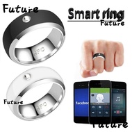 FUTURE NFC Smart Ring, Magic Wear Wearable Connect Finger Digital Ring, Creative Multifunctional Sta