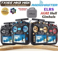 Radiomaster TX16S MK3 MAX Radio Controller AG02 CNC Hall Gimbals 16CH 5Inch IPS Touchscreen ELRS/Mod