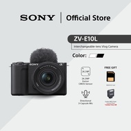 Sony ZV-E10 Interchangeable-Lens Digital Camera+16-50mm Power Zoom Lens | ZV-E10L | Free Gift [64GB 