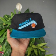 VINTAGE SH3LL R0TELLA 0IL TWO TONE HAT