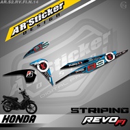 Revo Sticker Striping Revo FI new - Stiker Motor Revo Fit Injeksi lis variasi revo new AR-S2 014