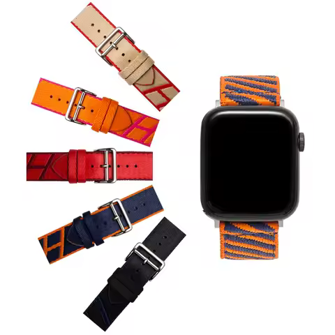 New nylon strap suitable for Apple iWatch Watch Band Hermes 38/40mm 42/44mm Ultra 2
