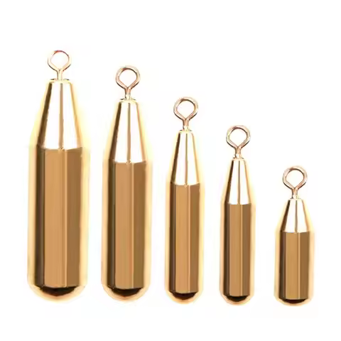 Fishing Weight 10PCS Water Drop Sinkers 1.8g 3.5g 5g 7g 10g Tube Bullet Plumb Pendant Metal Jig Sast