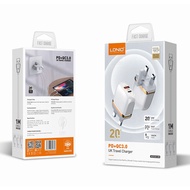 LDNIO A2316C 20W Fast Charge Charger QC3.0 + PD USB-C Fast Charge UK Travel Charger CABLE