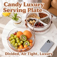 Sealed box new candy tray nut dried fruit snacks household living room nut/candy