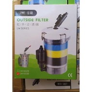 Sunsun Tank Filter LW-603B and HW-603B(6W - 400Lit/H, 165x165x295mm, Fi12)