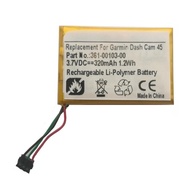 For Garmin Dash Cam 45 46 55 56 66W 361-00103-00 Dashcam Battery