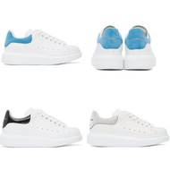 限時優惠11/7完‼️Alexander McQueen 厚底皮革小白鞋 多色 size 34-42.5 淺藍色｜黑色｜豆沙紅｜金屬色｜奶茶色｜淺灰色