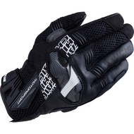 Rs TAICHI RST448 ARMED MESH GLOVE - BLACK WHITE ORIGINAL BEST QUALITY