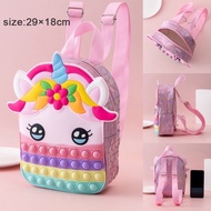 Unicornforpop it bag for kidsPop It Fidget Toy Bag pop it backpacks