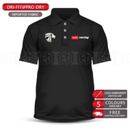 Dry Fit Aprilia Racing Microfiber Polo T Shirt Tuning RSV4 MotoGP Tuning Speed Brake Extreme Racing 