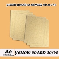 Cardboard Yellow Board No. 30 40 A6