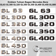 MERCEDES GL63 GL300 GL320 GL350 GL400 GL450 GL500 MERCY - GL63, CHROME WRITING EMBLEM