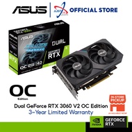 ASUS GeForce RTX3060 DUAL V2 OC 12GB GDDR6 GRAPHIC CARD ( DUAL-RTX3060-O12G-V2 )