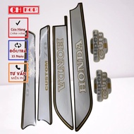 CH CH | Super Cub 82-93 Car Sticker Blue Purple Car Sticker Silver Gray Sunken Trunk Sticker 50cc 70