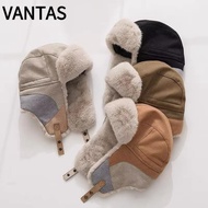 VANTAS Russian Bomber Cap, Warm Windproof Ski Hat, Vintage Earflap Design Waterproof Russian Style W