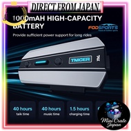 TNICER T4X Motorcycle Intercom Bluetooth 5.2 ENC Noise Cancel 1000m Range Single and Dual Set