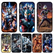 for Redmi 6 6A Pro 7 7A 8 8A 9 9A 9C 9T NFC Anime Cartoon Ultraman Soft Black TPU Phone Case