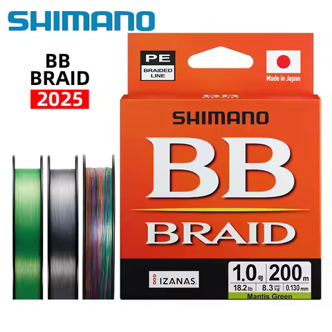 SHIMANO BB BRAID 4X PE Line Fishing Line 150/200/300M Braided PE