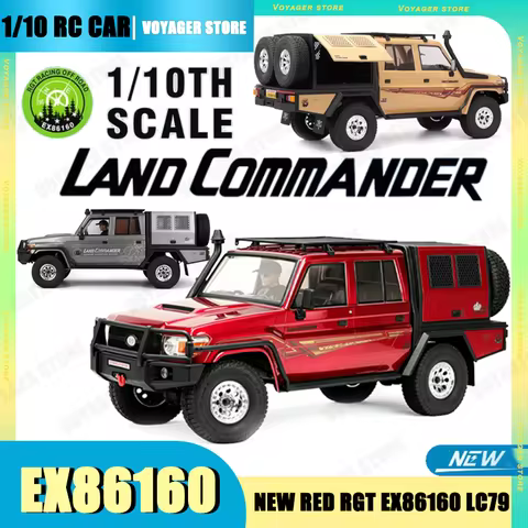 New RED RGT EX86160 LC79 1/10 RC Car RC Rock Crawler 4WD Off Road Climbing With Dig Function,Diff Lo