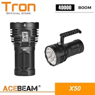 Acebeam X50 Senter LED 40000 Lumens 800 Meter Multipurpose Flashlight