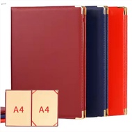 STATIONERYSTUDIO A4 Agreement Folder, PU Leather Protective Certificate Diploma Cover, Premium Corne