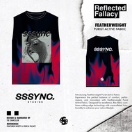 Reflected Fallacy Confusing Fact - SSSYNC STUDIOS Running Muscle Tee