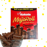 Kokola Majoroll 1 BOX Wafer Roll Coklat