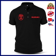 Suzuki Hayabusa Baju Polo T Shirt T-Shirt Tshirt Tee Cotton Sulam Casual Unisex Pakaian Fashion