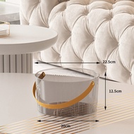 High Aesthetic Value Portable Ice Bucket for Outdoor Picnic Beer Storage Basket Bar KTV Plastic Wine