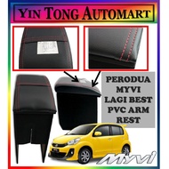 PERODUA MYVI LAGI BEST 2012-2016 - Pvc Arm Rest Box With Red Line