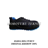 Sepatu safety auxo Krisbow biru ukuran 39-44