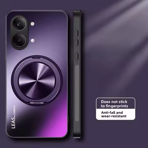 Case For MI POCO X8 Pro Max Redmi Turbo5 Max Luxury Matte 360° Rotating Bracket Magnetic Cover Poco 