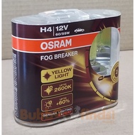 H4 Osram Fog Breaker H4 Yellow (2600K) automotive headlamp bulb - PAIR
