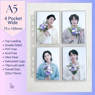 4 Pocket Wide A5 Page