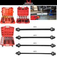 (1pc) M10 M12 M14 M16 Bush Press Pulling Spindle Rod for Bush Bearing Removal Insertion Tools Set