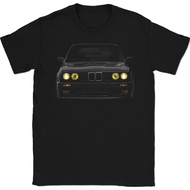 Bimmer E30 Yellow Headlights T-Shirt 100% Cotton Tee